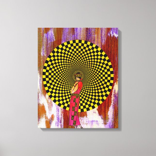 Michael Moffas avstånd Canvastryck (Framsida)