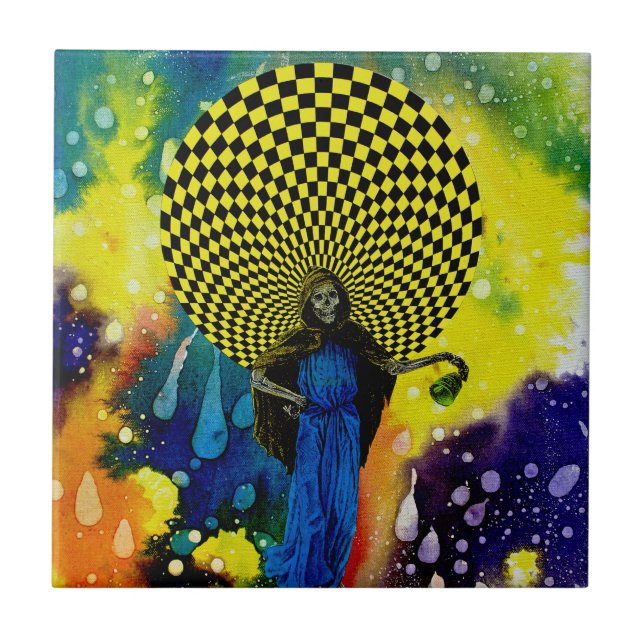 Michael Moffas död Kakelplatta (Framsidan)