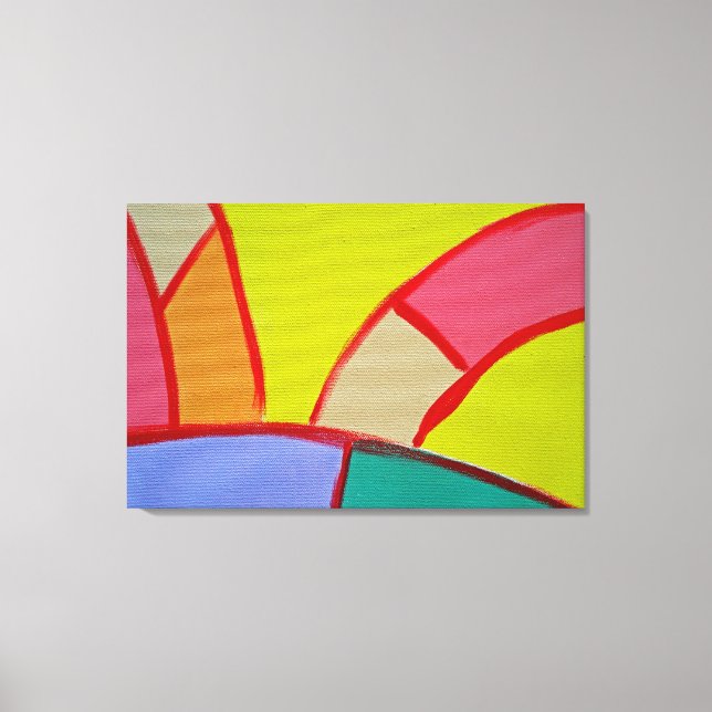 Michael Moffas sammansättning nr 11A Canvastryck (Framsida)