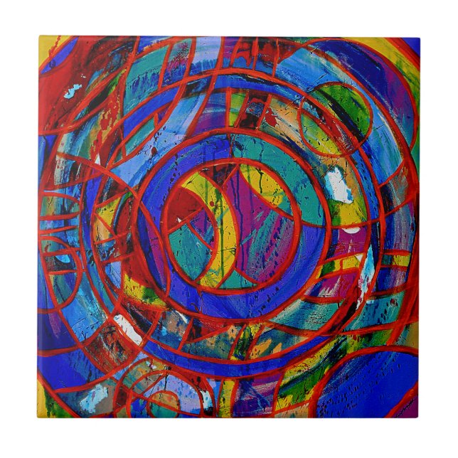 Michael Moffas sammansättning nr 17 Kakelplatta (Framsidan)