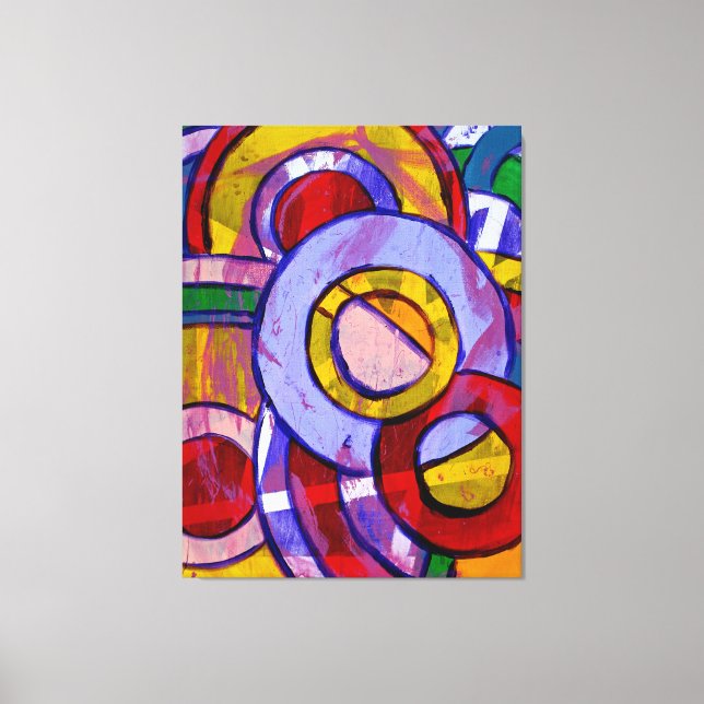 Michael Moffas sammansättning nr 19 Canvastryck (Framsida)