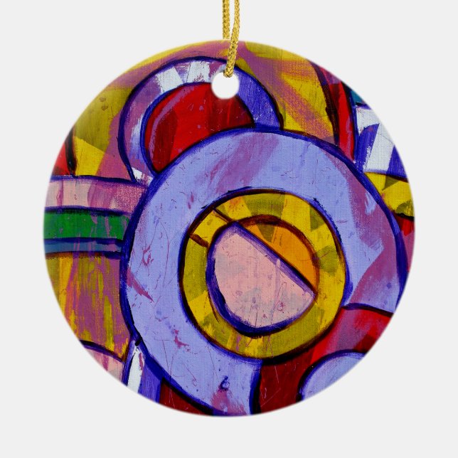 Michael Moffas sammansättning nr 19 Julgransprydnad Keramik (Framsidan)