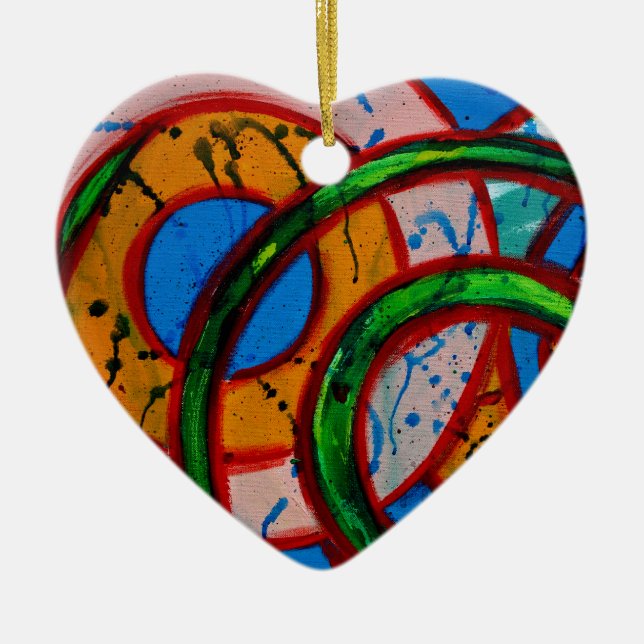 Michael Moffas sammansättning nr 20A Julgransprydnad Keramik (Framsidan)