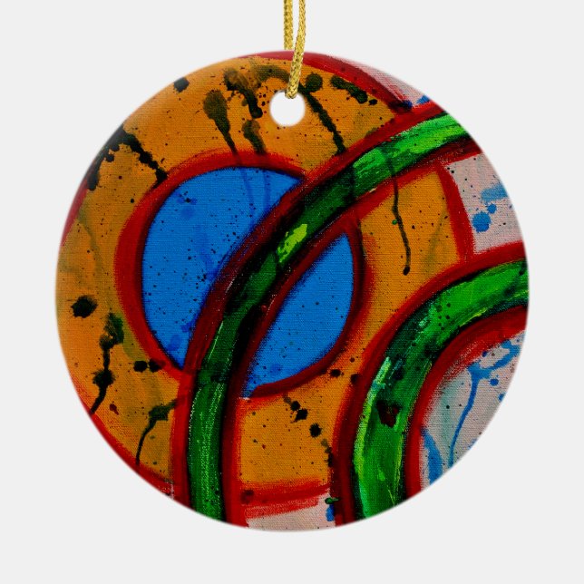 Michael Moffas sammansättning nr 20A Julgransprydnad Keramik (Framsidan)