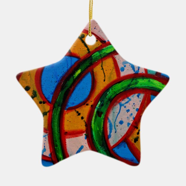 Michael Moffas sammansättning nr 20A Julgransprydnad Keramik (Framsidan)