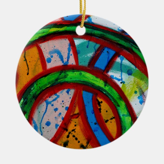 Michael Moffas sammansättning nr 20B Julgransprydnad Keramik (Framsidan)