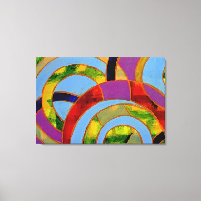 Michael Moffas sammansättning nr 21A Canvastryck (Framsida)