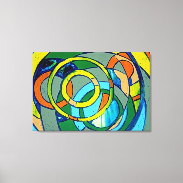 Michael Moffas sammansättning nr 26 Canvastryck (Framsida)