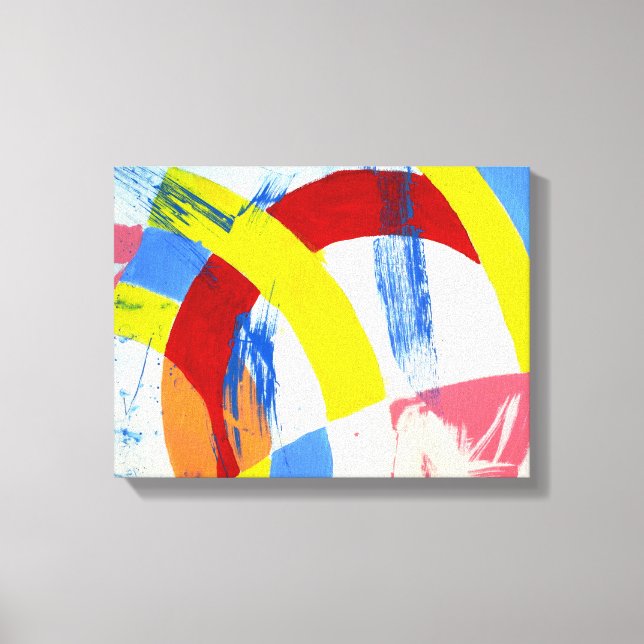 Michael Moffas sammansättning nr 2A Canvastryck (Framsida)