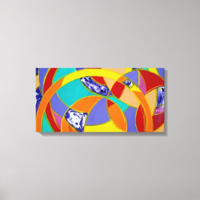 Michael Moffas sammansättning nr 5 Canvastryck (Framsida)