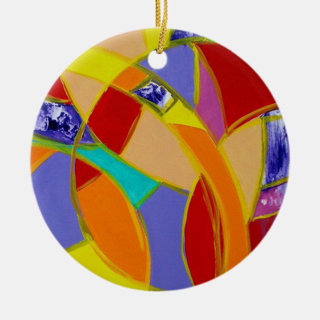 Michael Moffas sammansättning nr 5 Julgransprydnad Keramik (Framsidan)