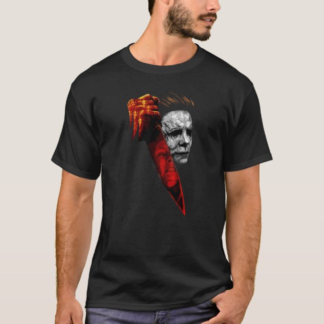 Michael Myers Halloween Iconic Design T-Shirt (Framsida)