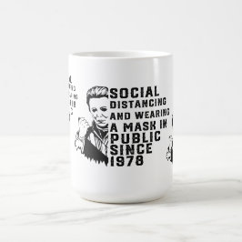 Michael Myers Social Distancing Kaffemugg