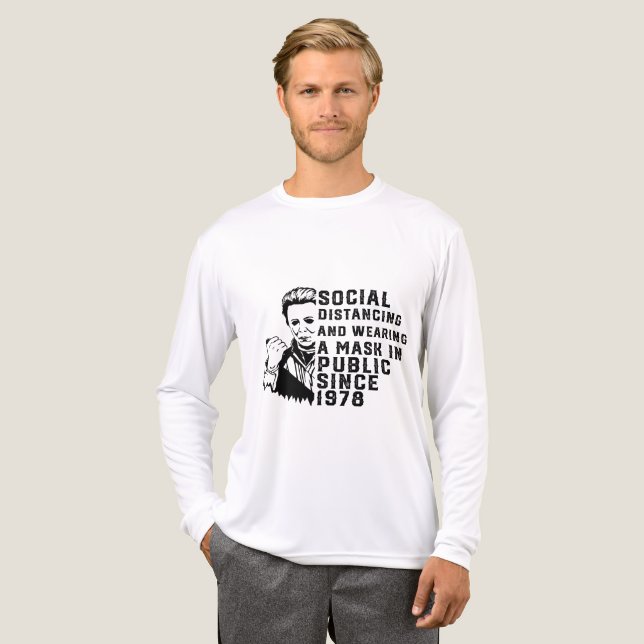Michael Myers Social Distancing T Shirt (Hel framsida)