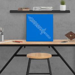 Michael Namn Cloud Anpassade Poster