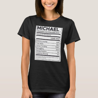 Michael Nutrition Information Problem med att lösa T Shirt