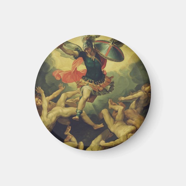 Michael och det bortgångna änglar av Giuseppe Cesa Magnet (Framsidan)