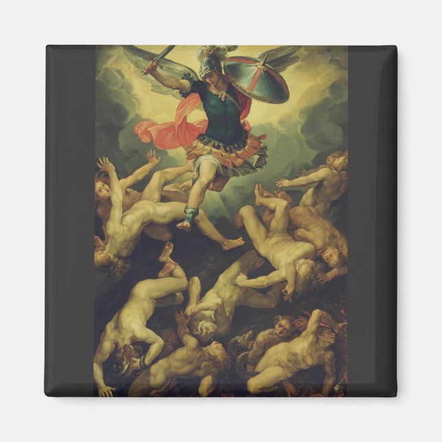 Michael och det bortgångna änglar av Giuseppe Cesa Magnet (Framsidan)