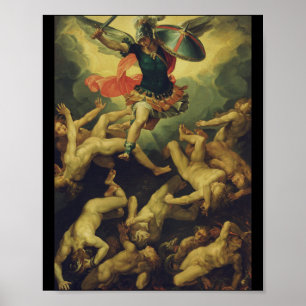 Michael och det bortgångna änglar av Giuseppe Cesa Poster