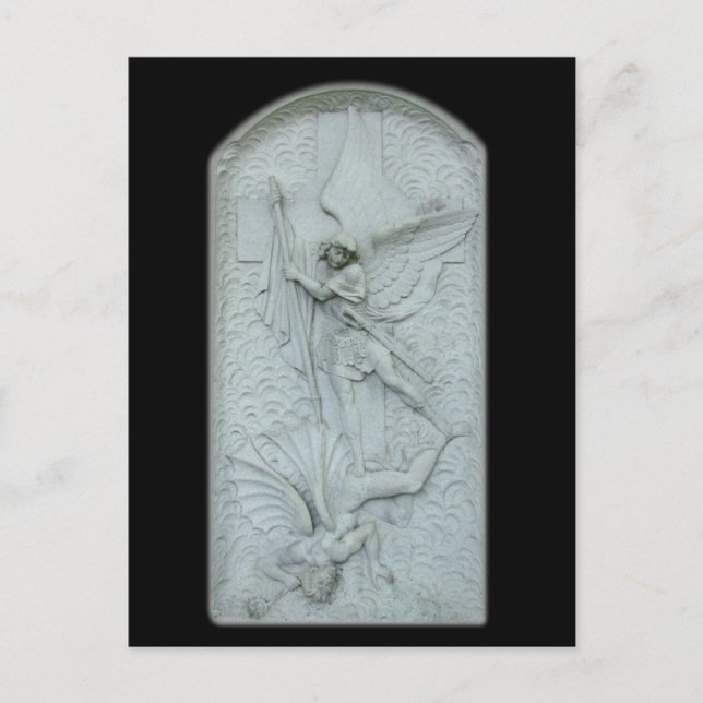 Michael och Lucifer ~ vycard Vykort (Framsida)