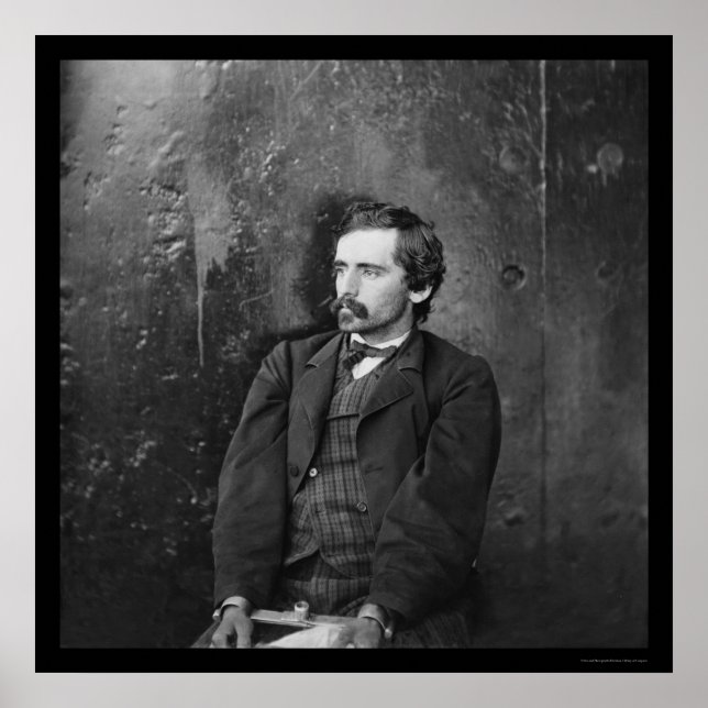 Michael O'Laughlin, Lincoln Conspirator 1865 Poster (Framsidan)