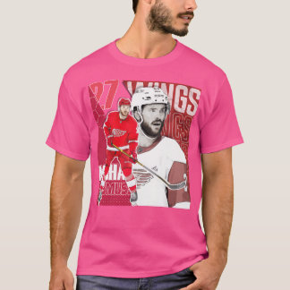 Michael Rasmussen Hockey Poster Red Vingar T Shirt