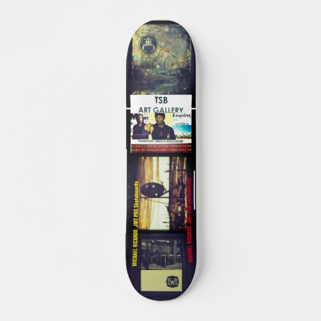 MICHAEL RICARDO 7 3/4" Skateboard Deck (Framsida)