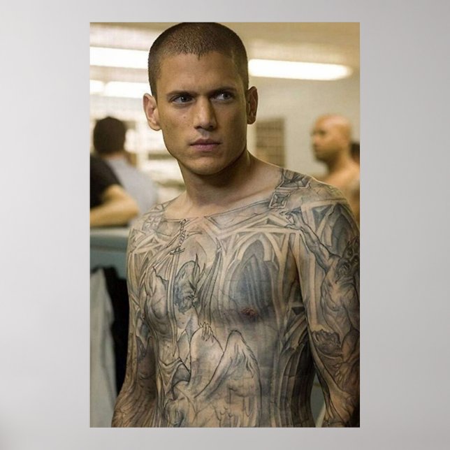 Michael Scofield Prison Break Poster (Framsidan)