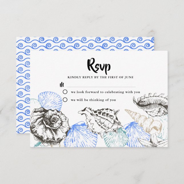 Michael Svarskort Inbjudningar (Fram/baksida)