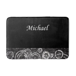 michael svartvit badrumsbadmat badrumsmatta