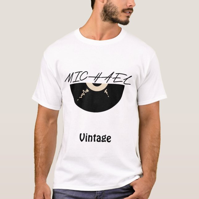 Michael vintage style  t shirt (Framsida)