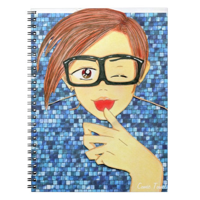 Michael Yoon tar ett slått Anteckningsbok (Framsidan)