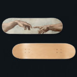 Michaelangelo händer build adam gud mini skateboard bräda 18,5 cm<br><div class="desc">Att Adam har skapats av Michelangelo Masteritem Painting - The Creation of Adam är en av de mest berömd målningarna i världen, skapat av konstnären Michelangelo i Rom. Adam är ett klassiskt fresco som Michelangelo målade upp i Roms Vatikanland, på Sistine Chapel, 1511-1512. Det är en del av frescomålningen som...</div>
