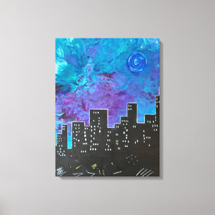 Michael's City Scape Canvastryck