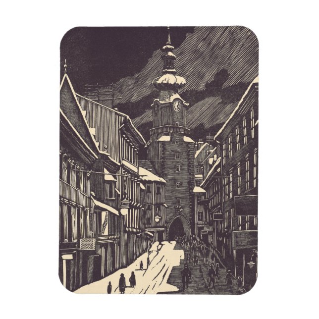 Michael's Grind i Bratislava, Slovakien Magnet (Vertikal)