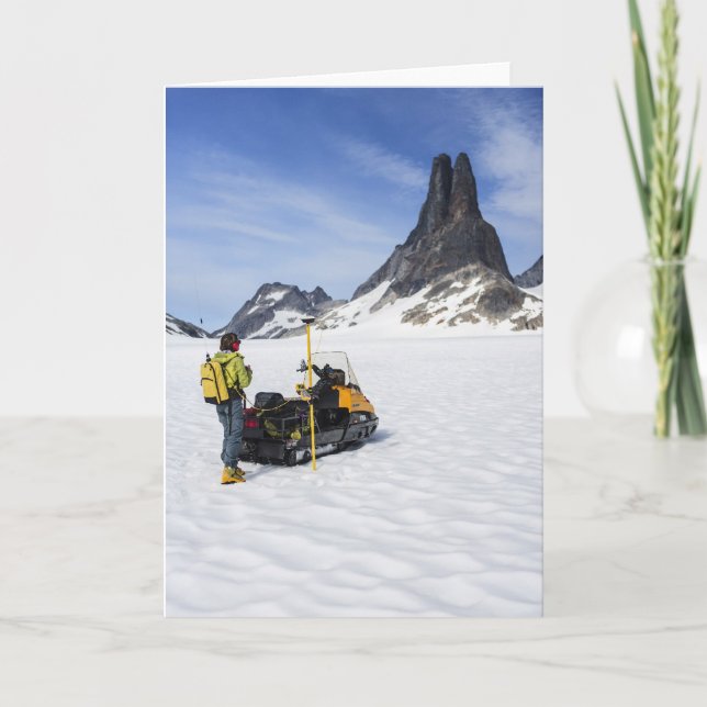 Michaels kort för svärdhälsning (tom insida) (Framsida)