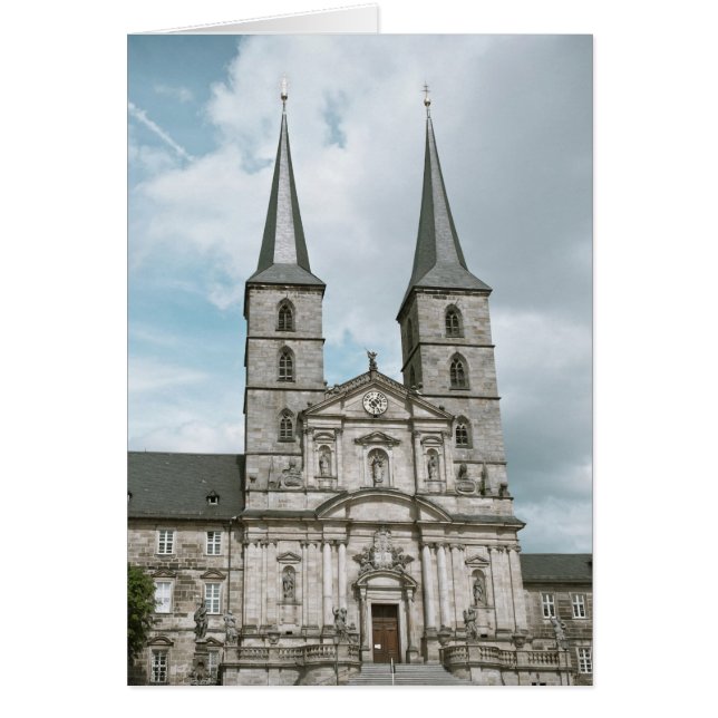 Michaelsbergklostret i Bamberg Hälsningskort (Framsidan)