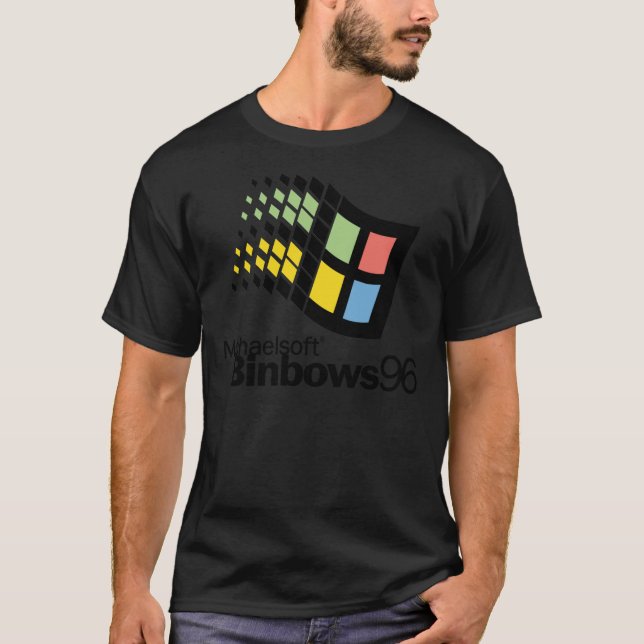 Michaelsoft Binbows 96 Essential T Shirt (Framsida)