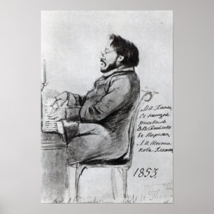 Michail Glinka, 1853 Poster