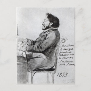 Michail Glinka, 1853 Vykort
