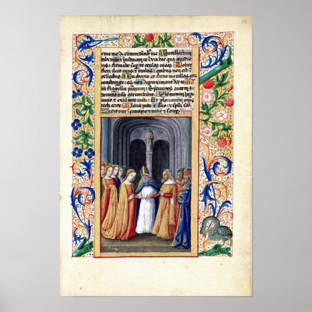 Michals giftermål till David Poster (Framsidan)