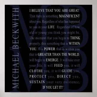 Micheal Beckwith-citatet poster