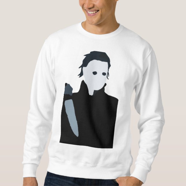 Micheal Myers Sweater Lång Ärmad Tröja (Framsida)