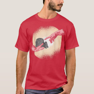 Michel Angelo-hand av gud Porcupine T Shirt