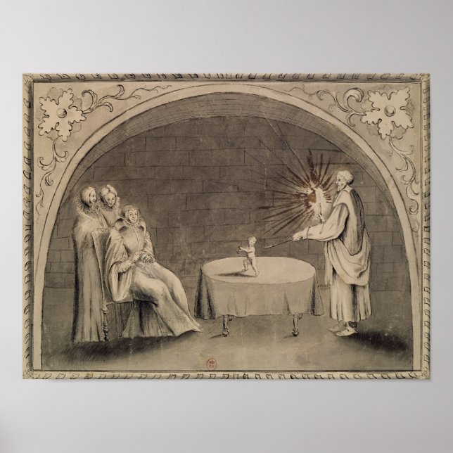 Michel de Nostradame och Catherine Poster (Framsidan)