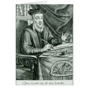 Michel de Nostredame Hälsningskort