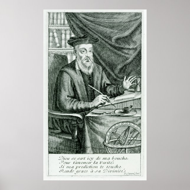 Michel de Nostredame Poster (Framsidan)