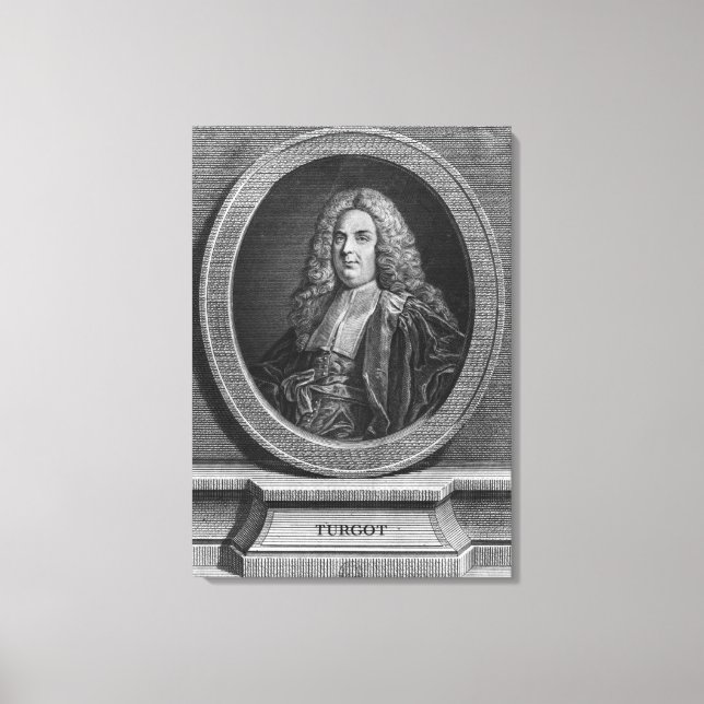 Michel Etienne Turgot Canvastryck (Framsida)