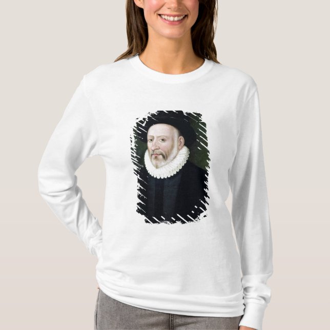 Michel Eyquem de Montaigne Tee (Framsida)