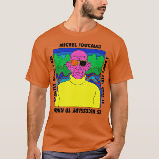 Michel Foucault Retro-offertdesign T Shirt